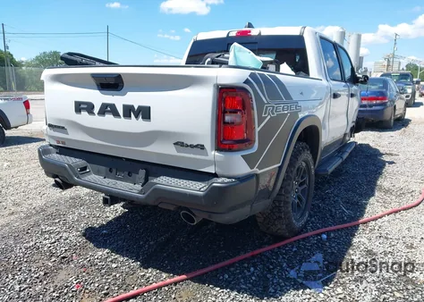 2025 Ram 1500 Rebel 4X4 5'7 Box from USA, damaged, VIN 1C6SRFLP3SN519230